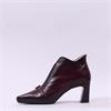 Hispanitas Bangkok Buckle Toe V Cut Boot - Bordeaux Leather